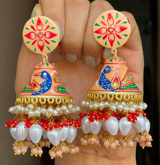 Hand Painted Jhumkas