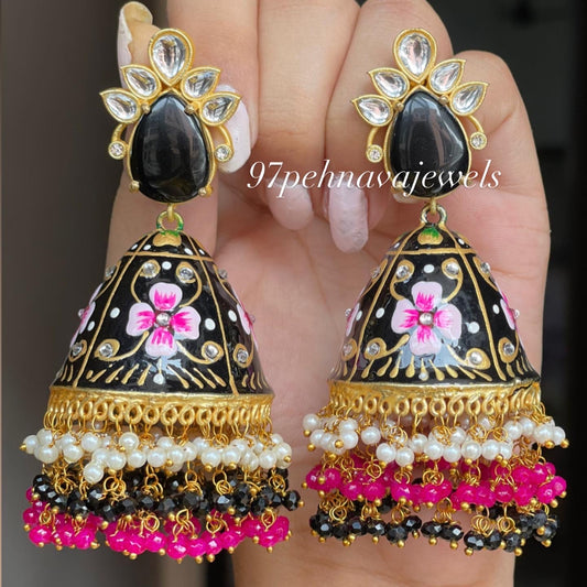 Hand Painted Jhumkas