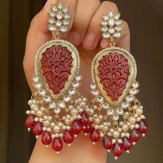 Carved Earrings