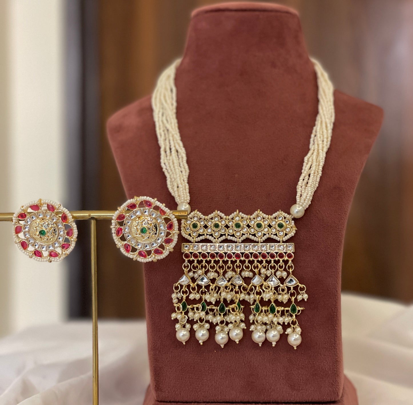 Long Kundan Necklace