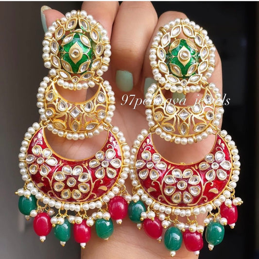 Enamel Earrings