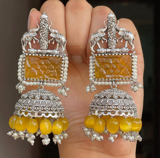 Silver Lookalike Jhumka