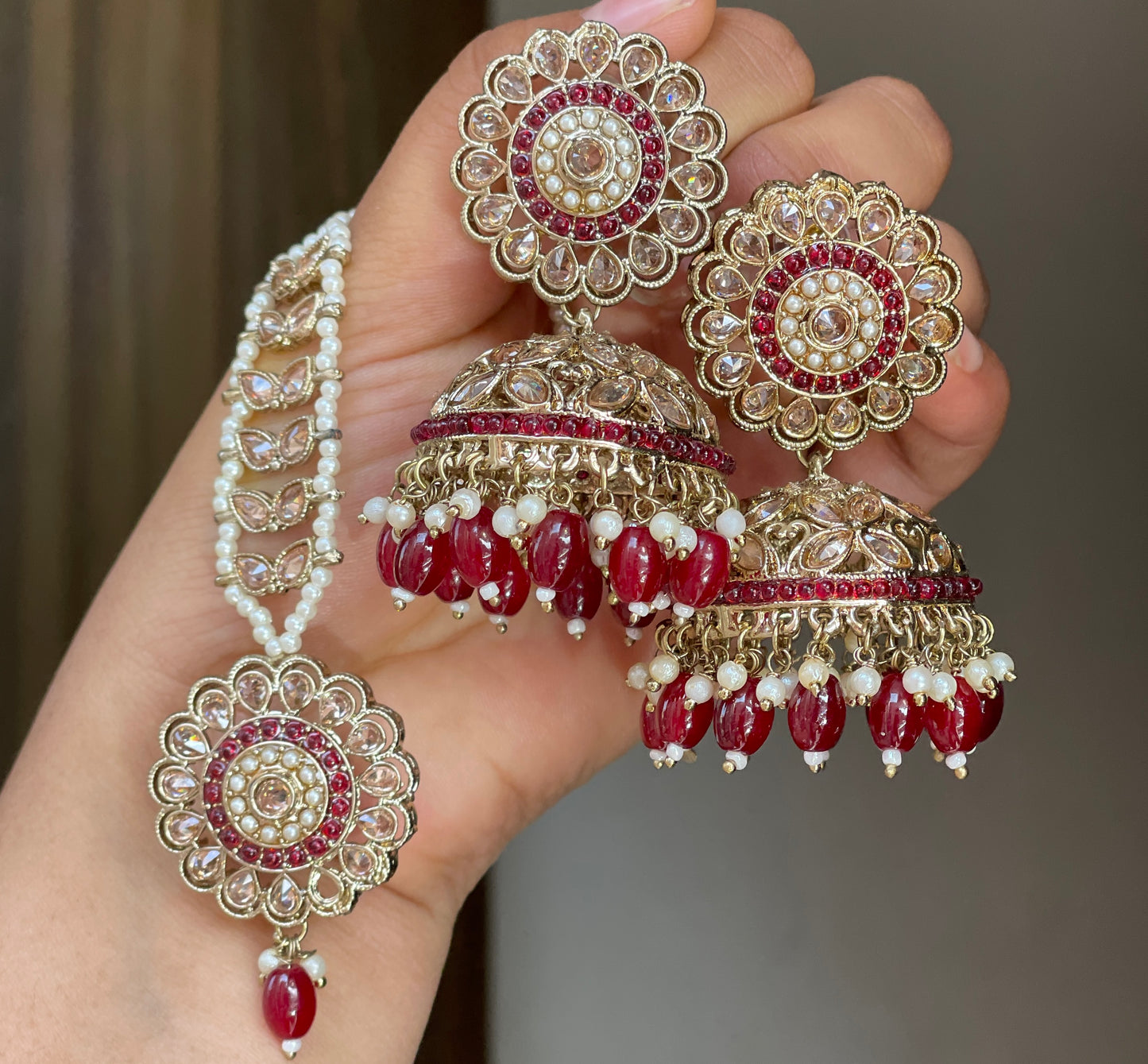 Manya Jhumka tikka